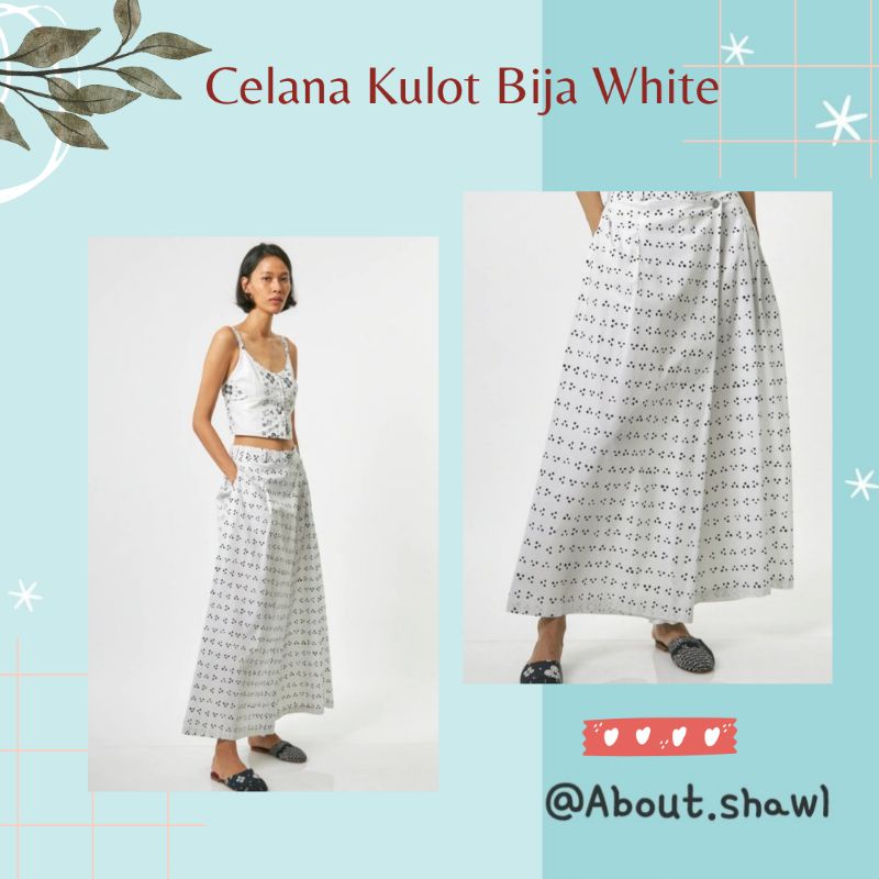 Celana Lebar Bija White Sejauh Mata Memandang
