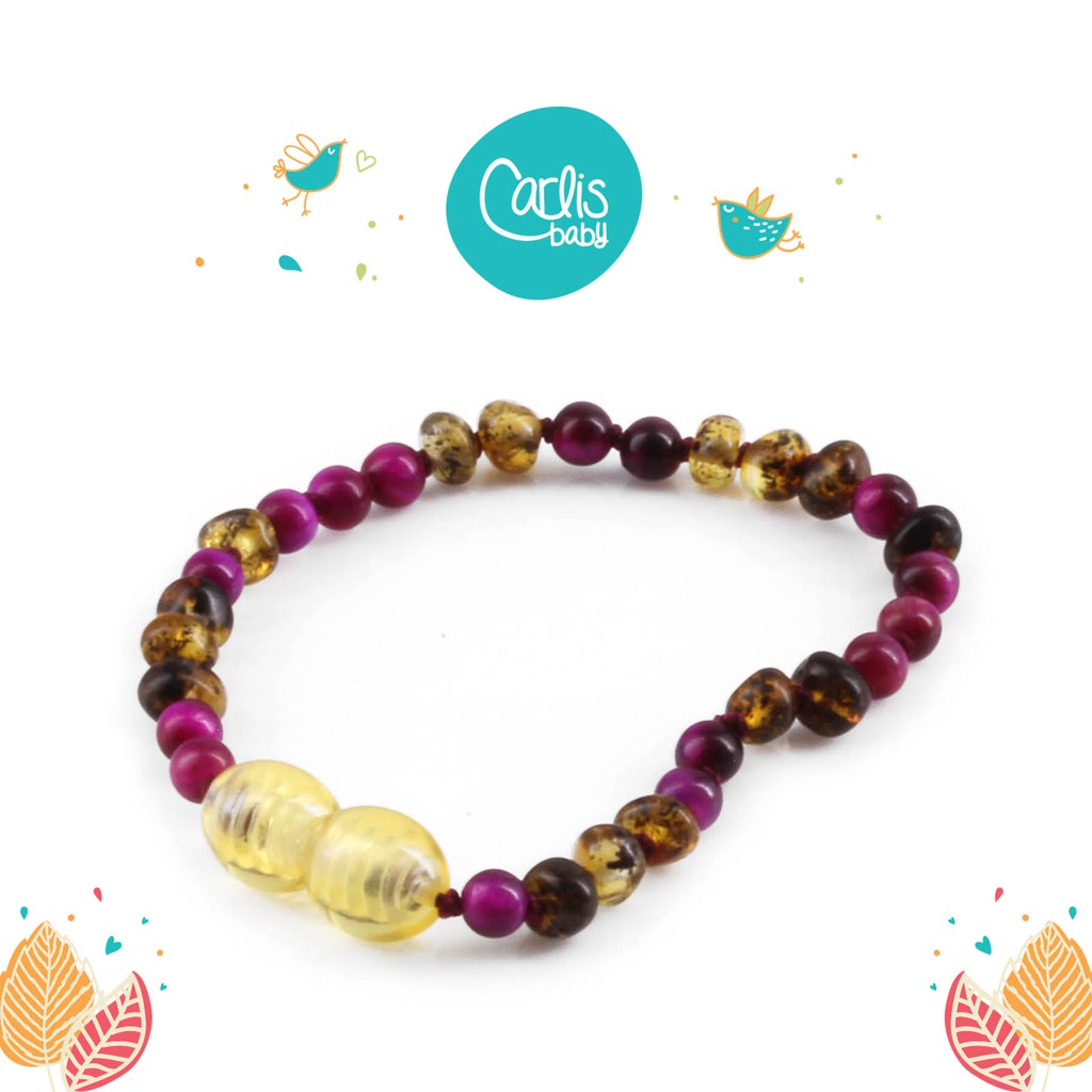 AGL30 Gelang Amber Tumbuh Gigi Bayi By Carlis Baby