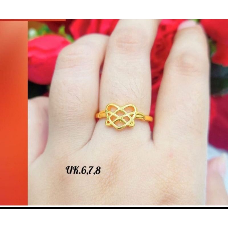 Cincin IKATAN CINTA Terkini Termurah Berkualitas Perhiasan Anti Karat