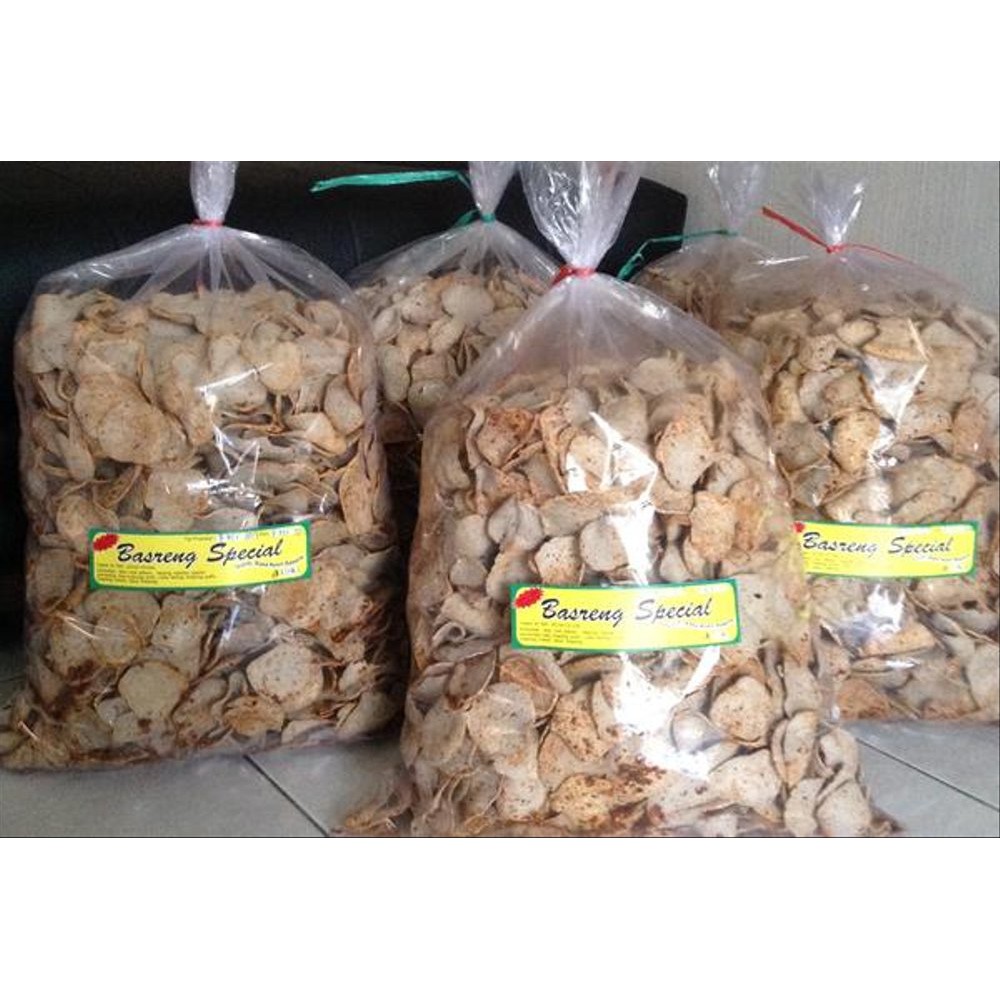 

Basreng Special rasa ayam bawang pedas kemasan Ball Bagus