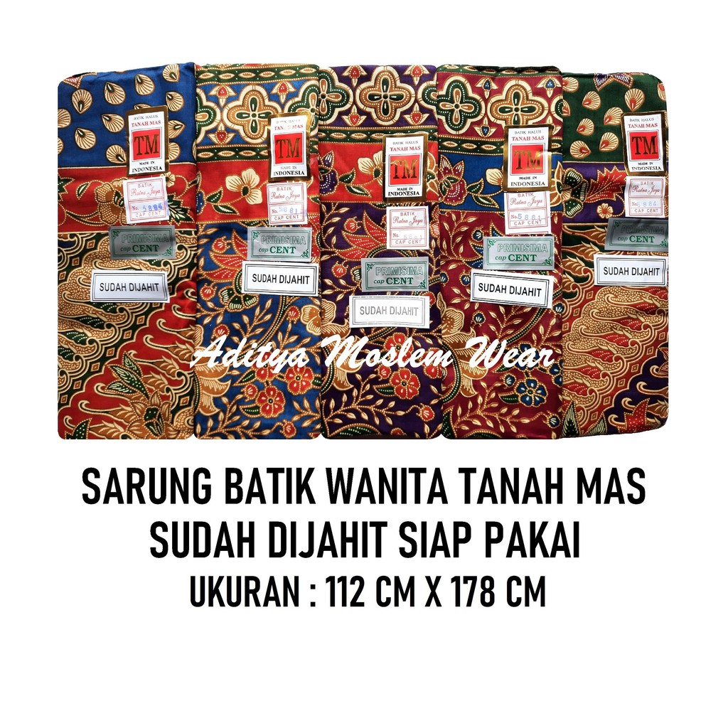 KAIN SARUNG WANITA JARIK MELAHIRKAN SARUNG BATIK TM TANAH MAS