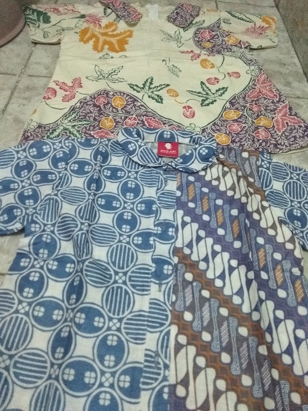 Kemeja Batik Anak Perempuan Cantik Lucu Atasan Batik Anak Cewek Biru Pink Hijau Top Batik Anak Soft