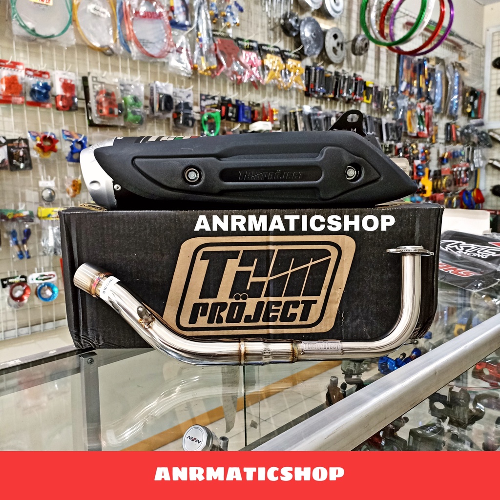 Knalpot STD Non SS Pro Full Package TZM Project Beat Scoopy Spacy Karbu Fi Esp