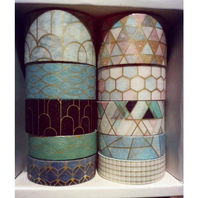 

washi tape masking tape gold emas series