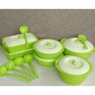 Asvita emerald set  6pcs lengkap sendok sayur  sendok nasi 