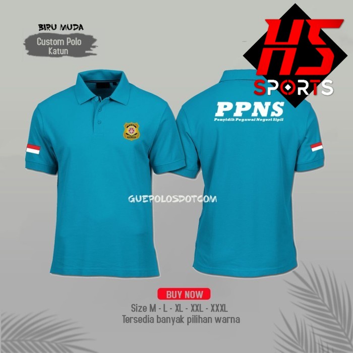 Poloshirt - Kaos Kerah Polo PPNS Pengawas Pegawai Negeri Sipil Terbaru