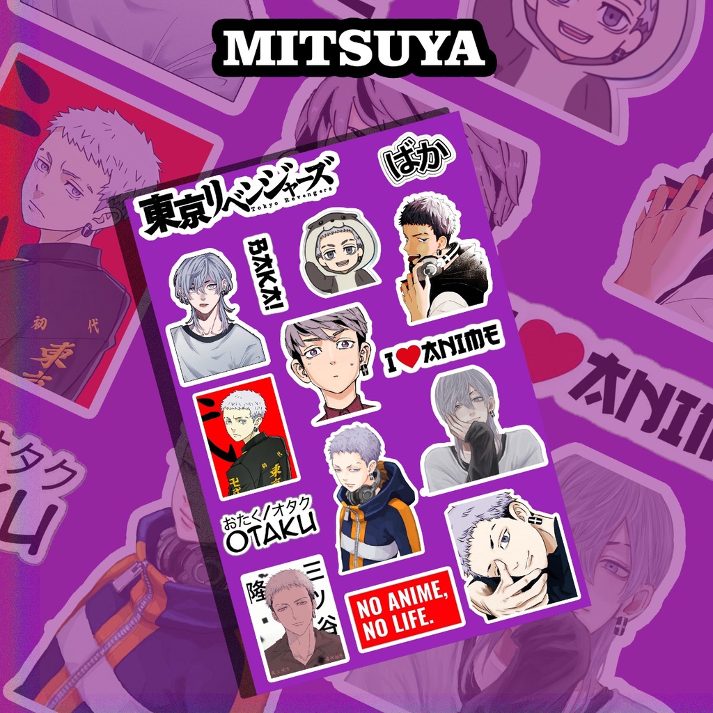 STICKER ANIME // STIKER ANIME UNCUTTING // STICKER TOKYO REVENGERS NARUTO HAIKYUU ATTACK ON TITAN KIMETSU NO YAIBA JUJUTSU KAISEN HXH ONE PIECE-MITSUYA