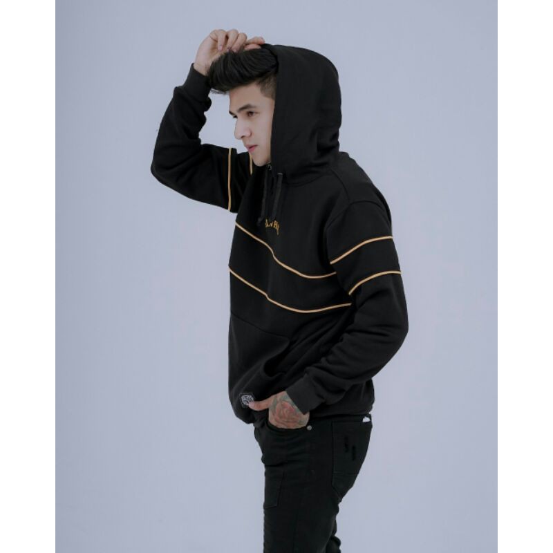 Cacing Hitam Sablon Sweater Hoodie Salviohexia Sweater Pria Sweater Slvhx