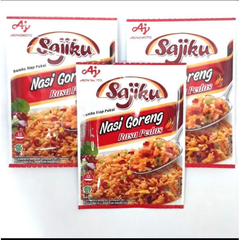 

Sajiku Bumbu Siap Pakai Nasi Goreng Rasa Pedas 20 Gram