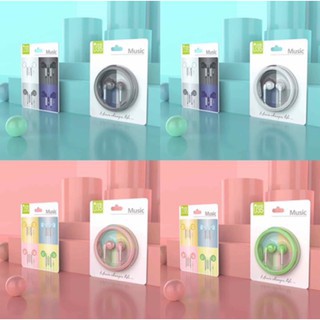 HEADSET / HANDSFREE U35 MACARON / MACARON MATE COLOR HIFI EXTRA BASS HEADSET KABEL [KK]