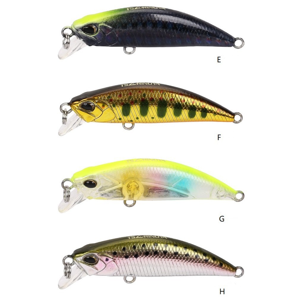 50mm/5g 1Pcs Sinking Minnow Umpan Pancing 50mm 5g Fishing Lure Bentuk Ikan Kecil Kail Swimbait Bass Bait Wobbler