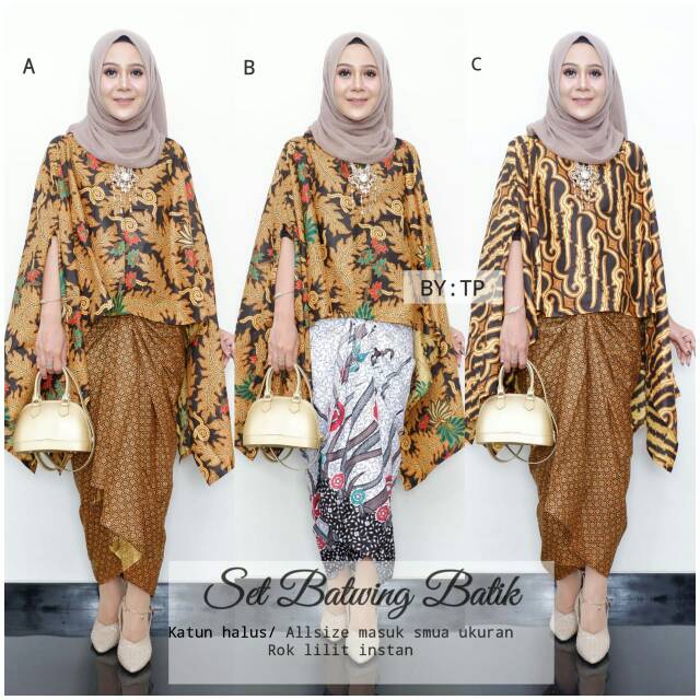 Set Batwing Batik