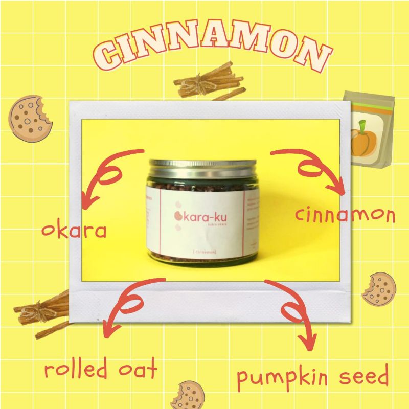 

Okara-ku Ampas Tahu Lembang Cinnamon