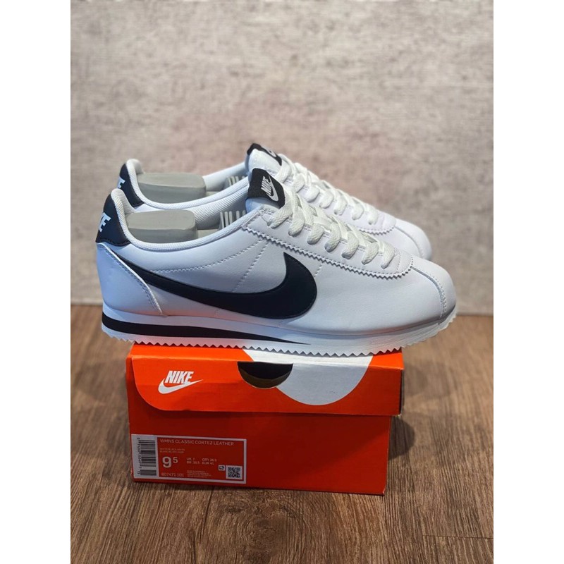 Nike Cortez Leather “ White Black “
