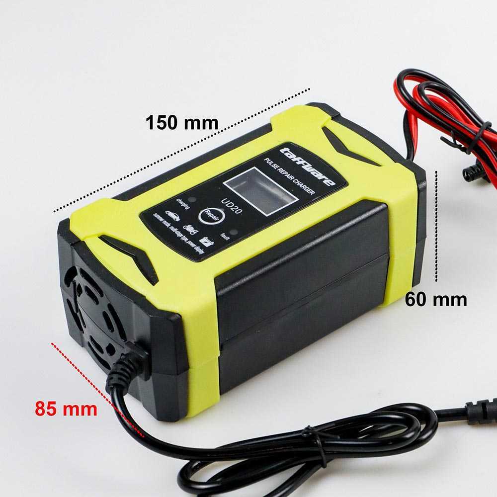 Taffware Venus Intelligent Battery Charger Aki Mobil 12V 6A/Charger Aki Mobil Motor Lead Acid 12V 6A/Taffware Charger Aki Portable Motorcycle Car Battery 6A 12V