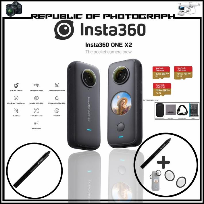 Insta 360 one x2 карта памяти