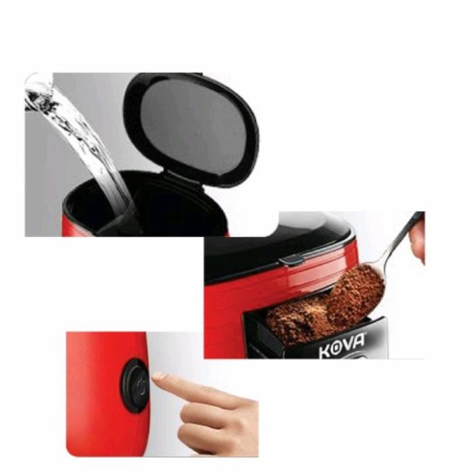 Kova Double Drip Electric Coffee Maker Mesin Kopi Elektrik Listrik Rereeegrosirr