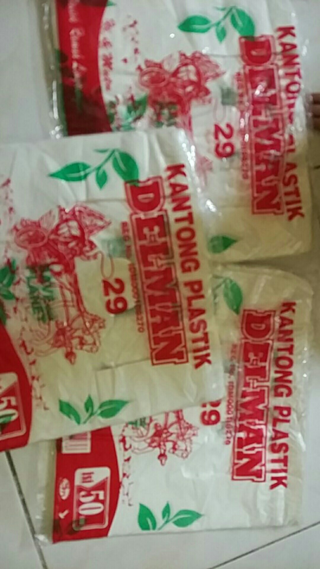 Kantong Plastik / Kresek Ramah Lingkungan Delman Uk 29 - Sni