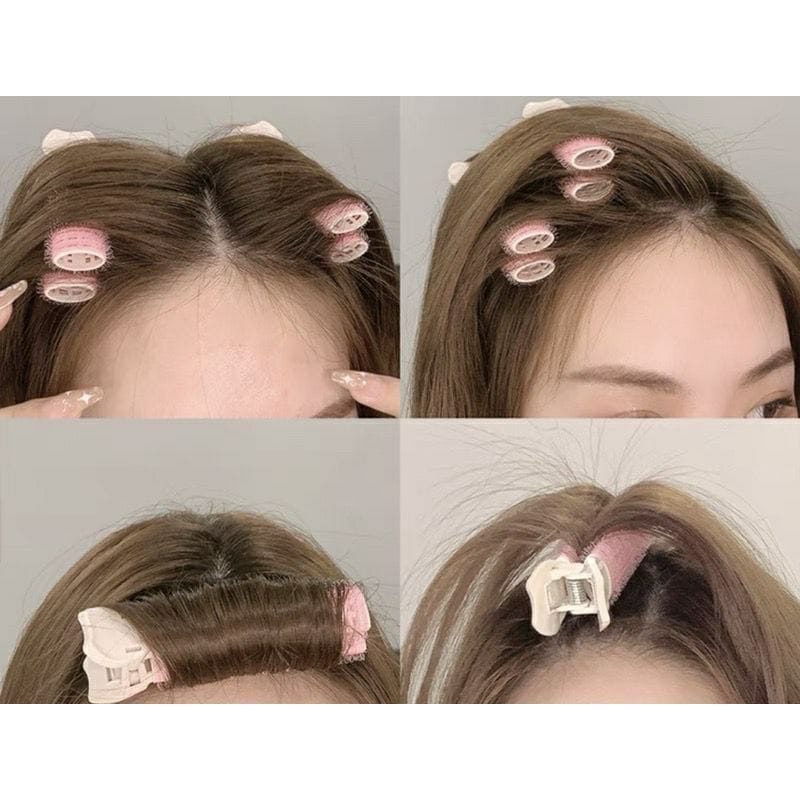 Roll Rambut Penjepit Poni rambut Korea Lucu Hair Rollers