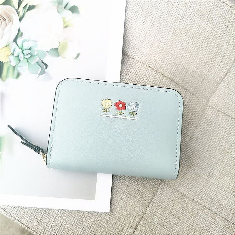 GI 1365 RISCE DOMPET KARTU GAMBAR BUNGA IMPORT WANITA CEWEK PEREMPUAN JAKARTA BATAM jtf