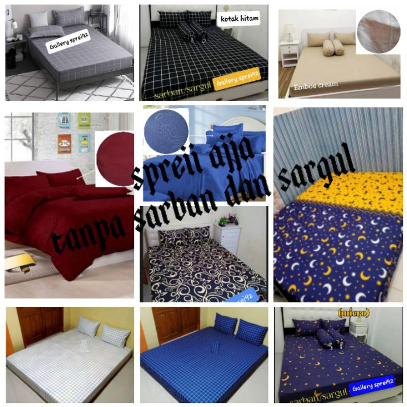 Harga Pabrik Sprei Ajja (180×200×15-(160×200×15)-(120 Dan 90 ) 70ej83UY17MGg