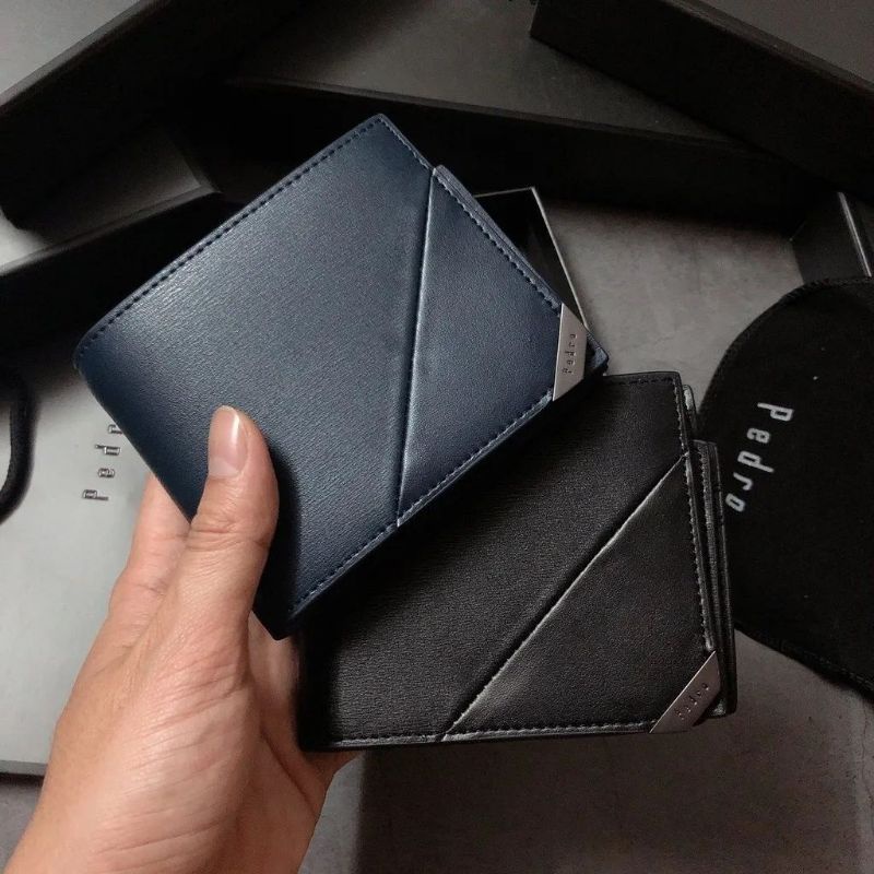 7.7 SALE | PDRO Men Leather Bi-Fold Money Wallet