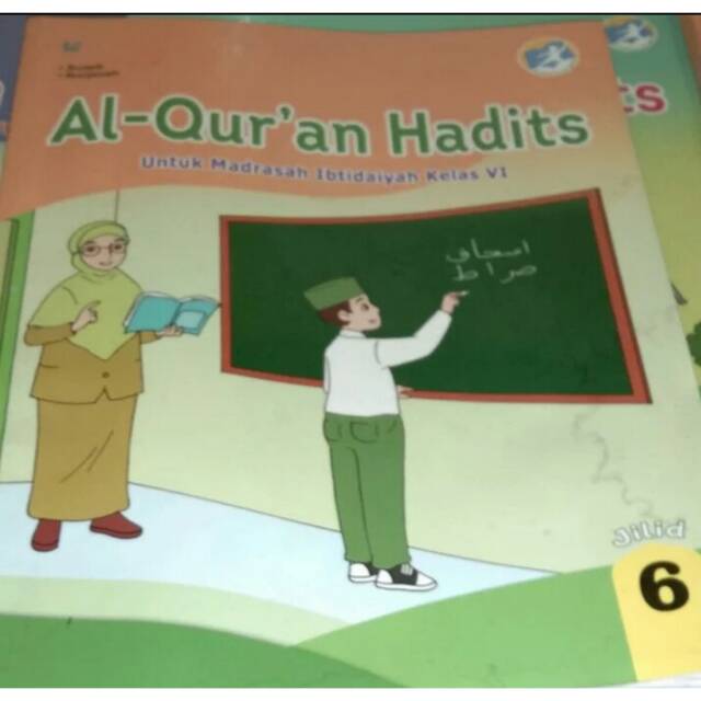 Buku alquran hadits k13 mi kelas 6 edisi revisi