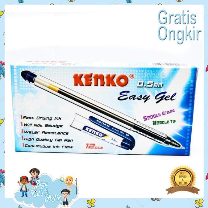 

Promo Awal tahun Pulpen Gel Kenko Easy Gel 0.5 mm (12pcs) Promo Awal tahun