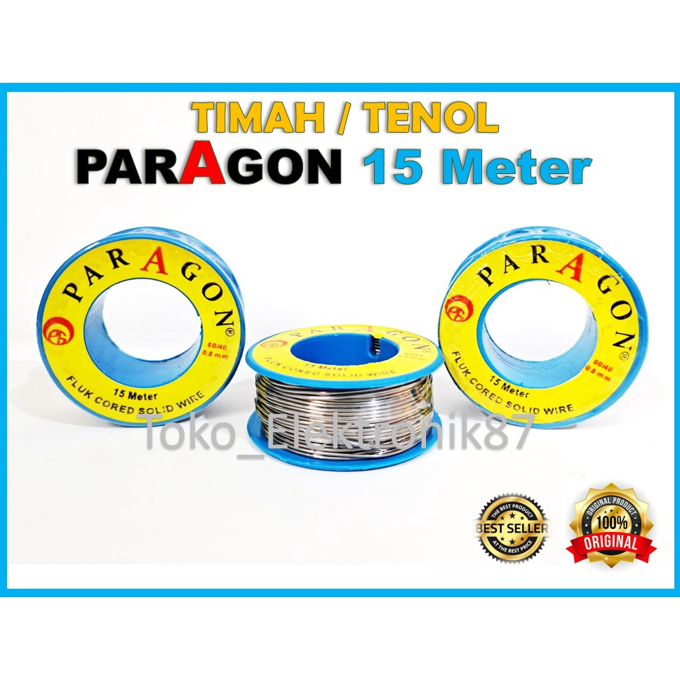 Timah Paragon 15 Meter Tenol Solder Timah Solder