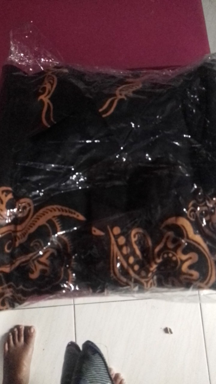 Baju Batik Ukiran Kuning.kemeja Asli Fashion