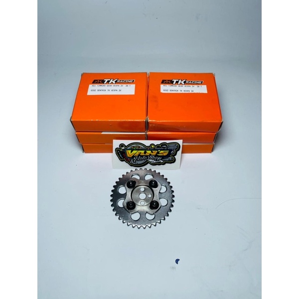 GIGI SENTRIK ADJUSTABLE TK RACING VESPA 3V / GEAR GIGI TIMING TK RACING PIAGGIO VESPA 3V 150CC