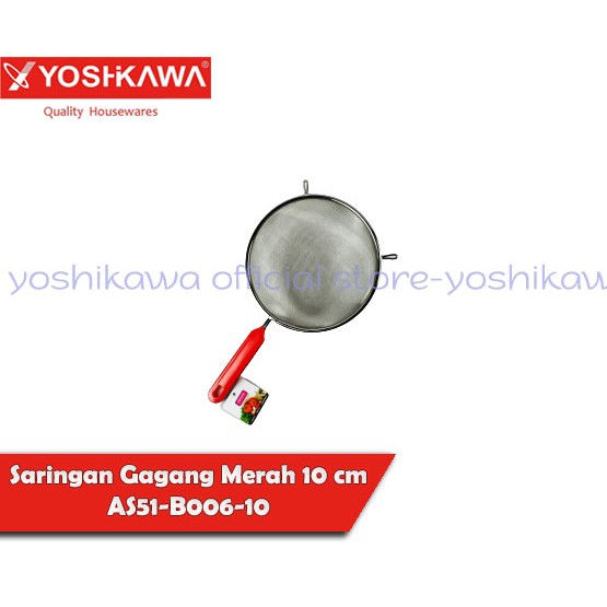 Harga Pabrik Yoshikawa Saringan Gagang Merah 10 Cm bWxjD5wSQWVKELq