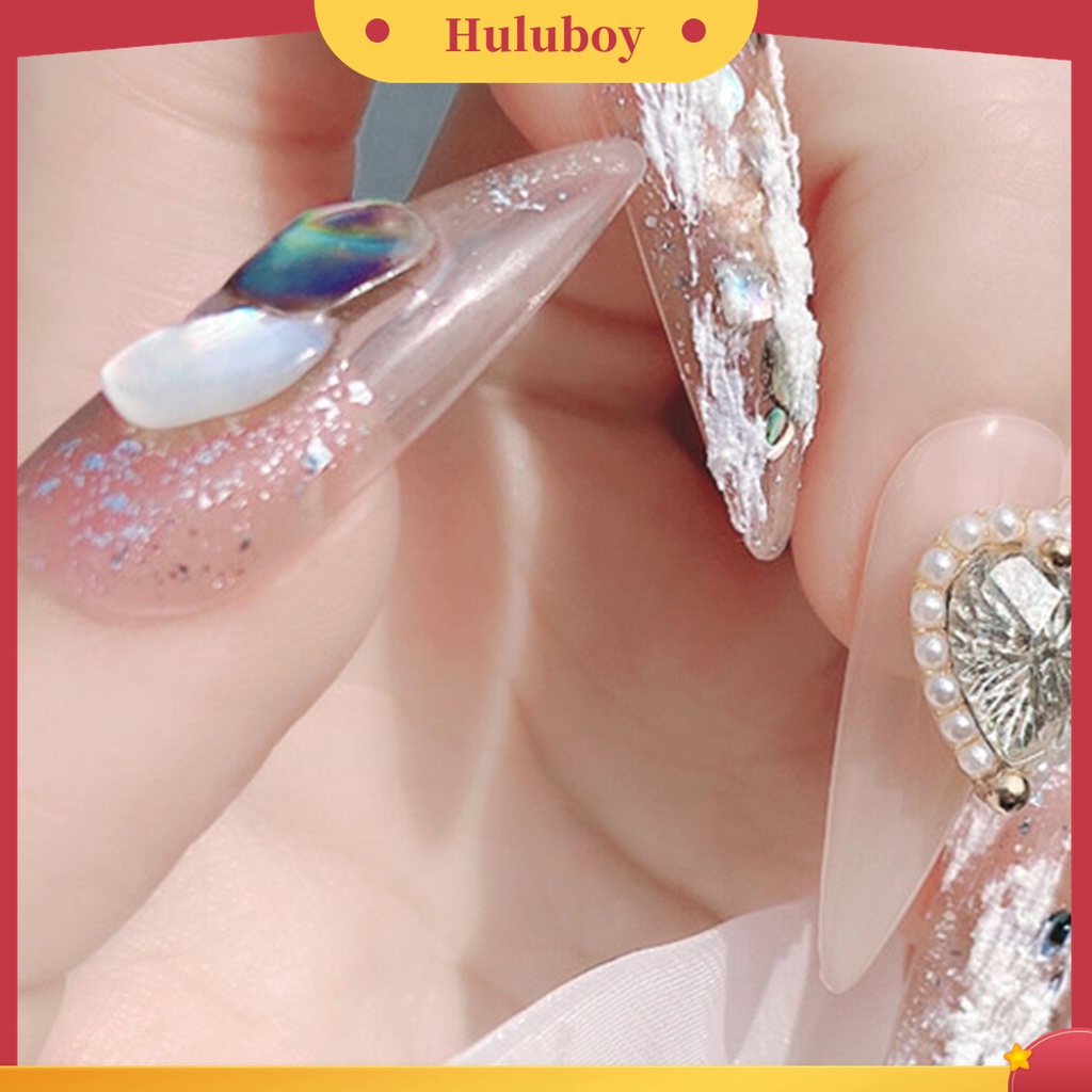 Huluboy Huluboy♡ Ornamen Berlian Imitasi Bentuk Hati Bahan Alloy Untuk Dekorasi Kuku