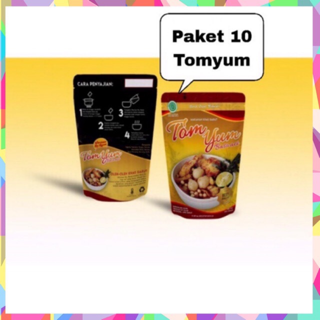 PAKET BOCI TOMYUM 10biji