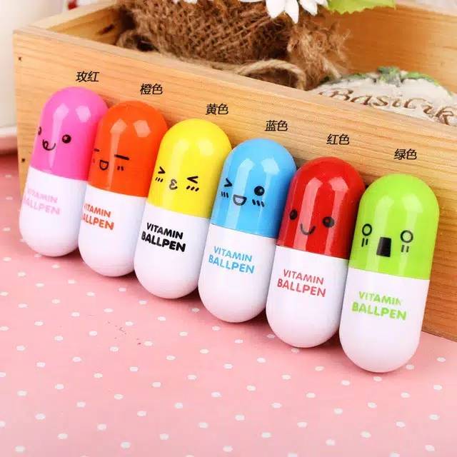 

PULPEN KAPSUL EMOJI CUTE