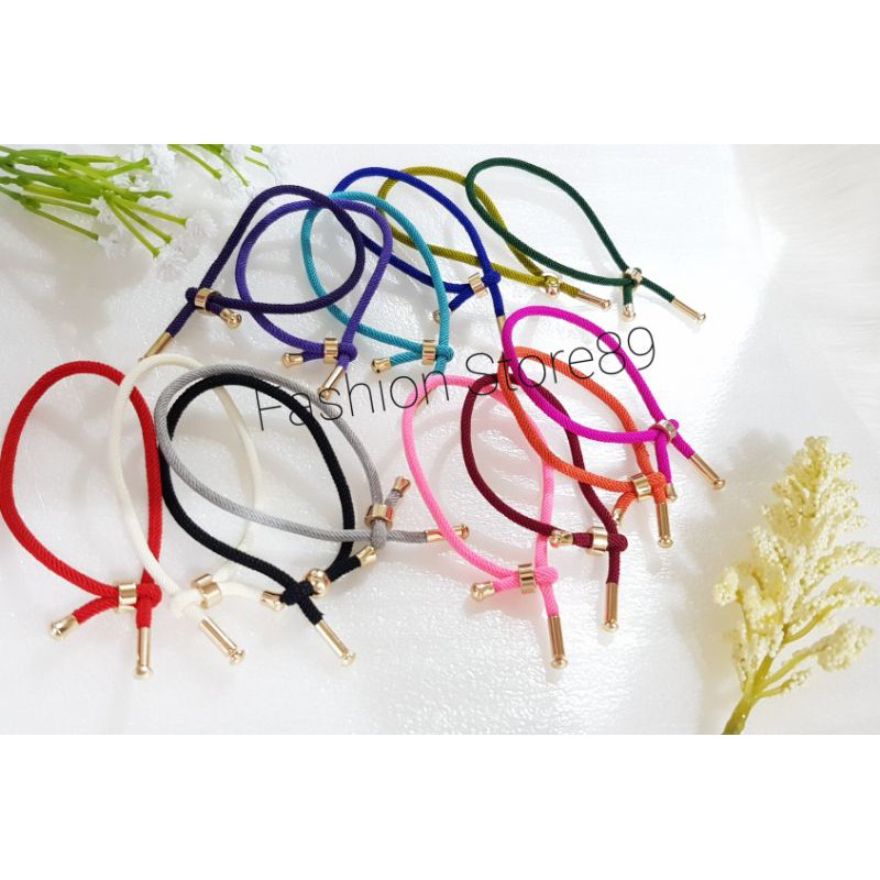 Gelang tali serut Hongkong / gelang tali serut fashion Antikarat waterproof impor (free 2sekat)