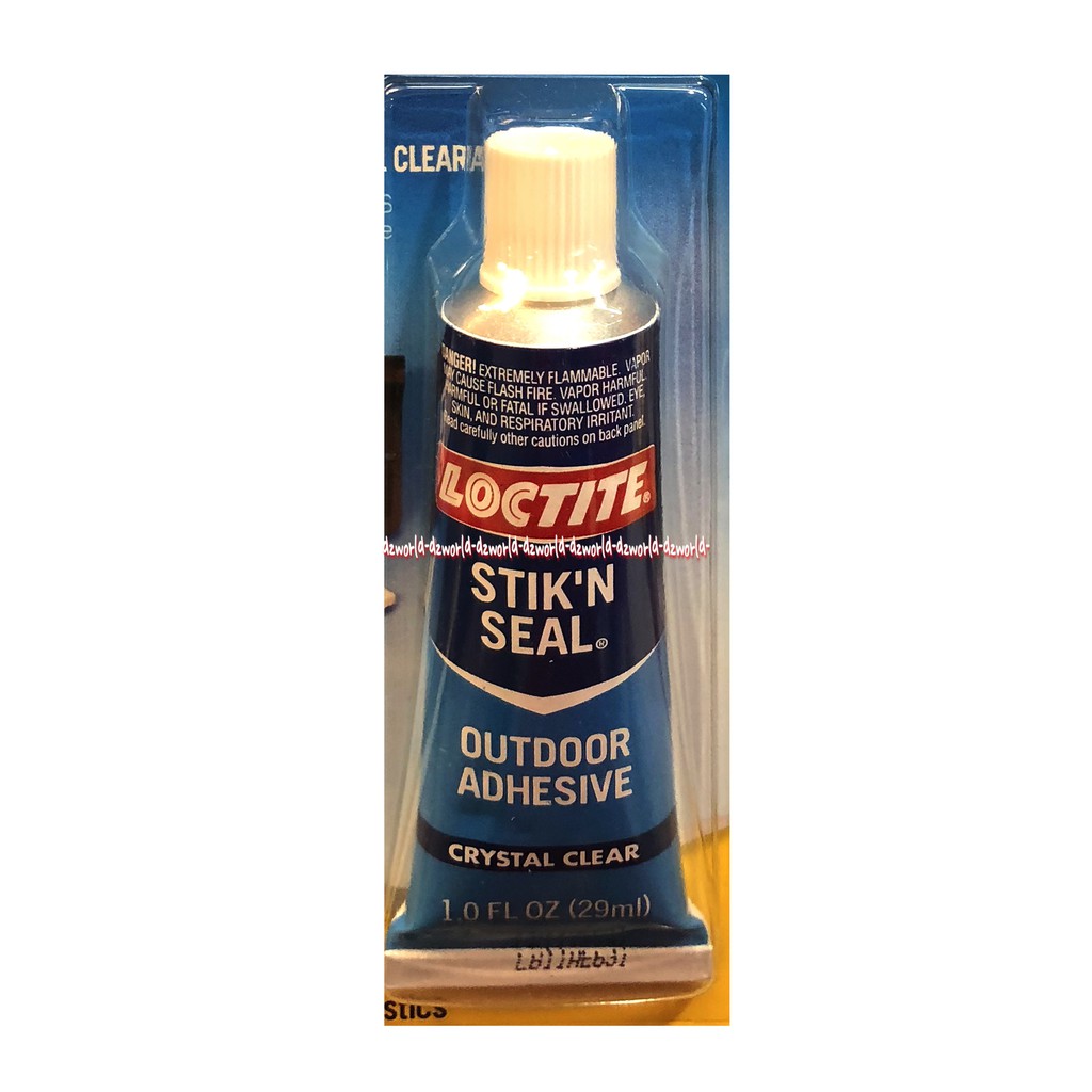 Loctite Stik N Seal Outdoor 29ml Lem Untuk Outdoor Indoor Luar Dalam Ruangan Kuat Tahan Lama Tahan Air Tahan Cuaca Lem Loktite Loktit Lem Untuk Aluminium Bata Karton Keramik Kain Fiberglass kaca Kulit Karet Baja Kayu Plastik Lem Serbaguna