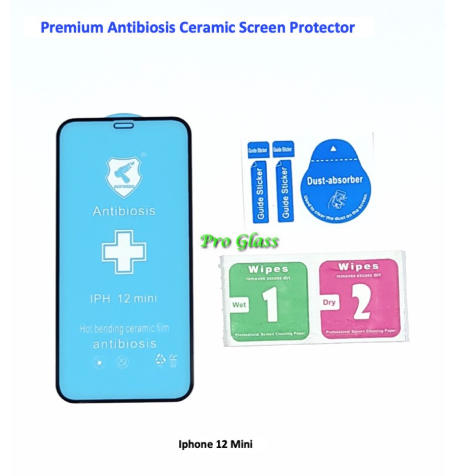 Iphone 12 / 12 MINI / 12 PRO / 12 PRO MAX Antibiosis Ceramic AntiShock Screen Protector