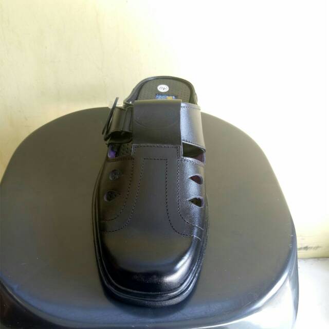 Mandiens - SJ107 Selop Kulit Original Buaya Export Quality - Sepatu Sandal Kulit - Sepatu Selop