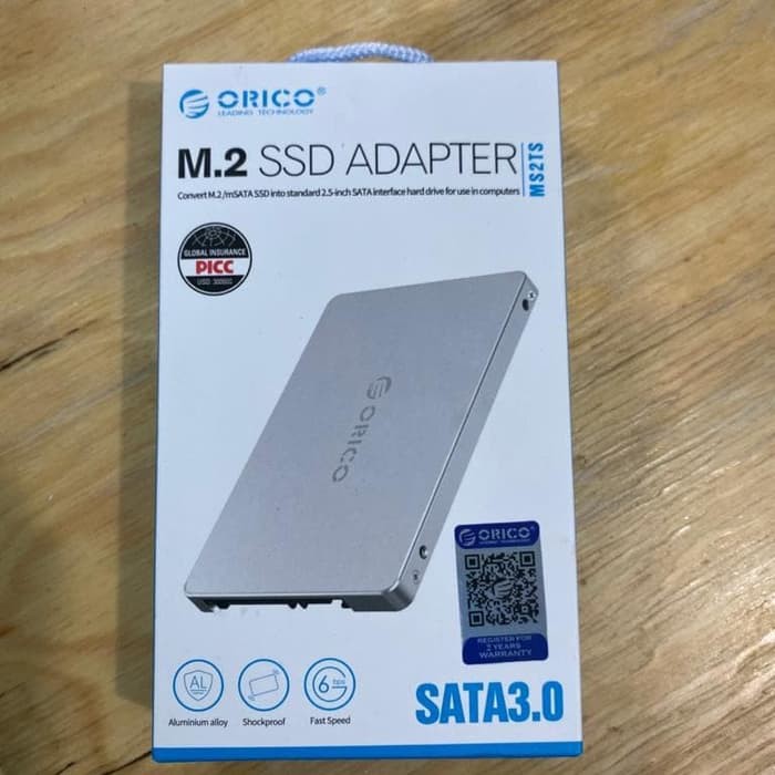 Orico MS2TS M.2 NGFF MSATA To SATA Converter casing - Case HDD Enclosure M2