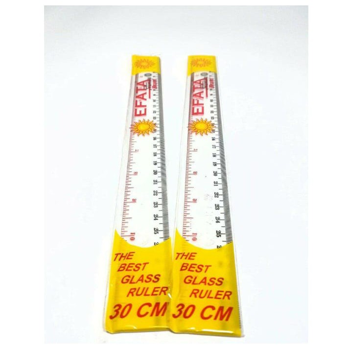 

Penggaris plastik 30 cm