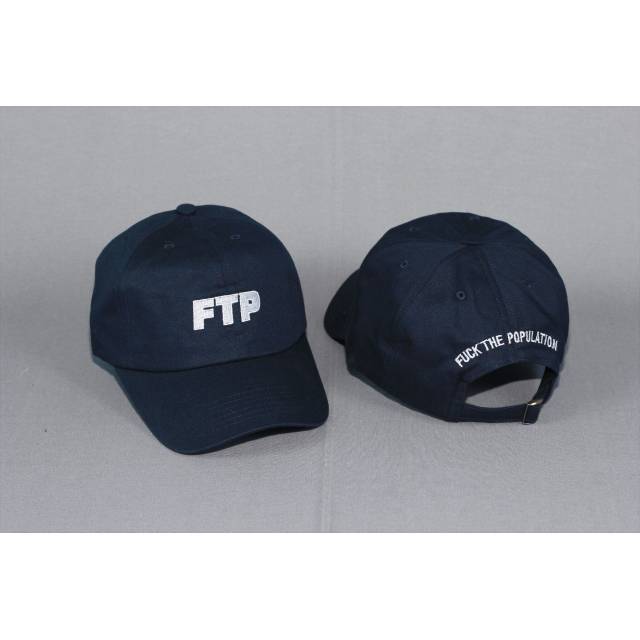 Topi Dad Hat FUCK THE POPULATION