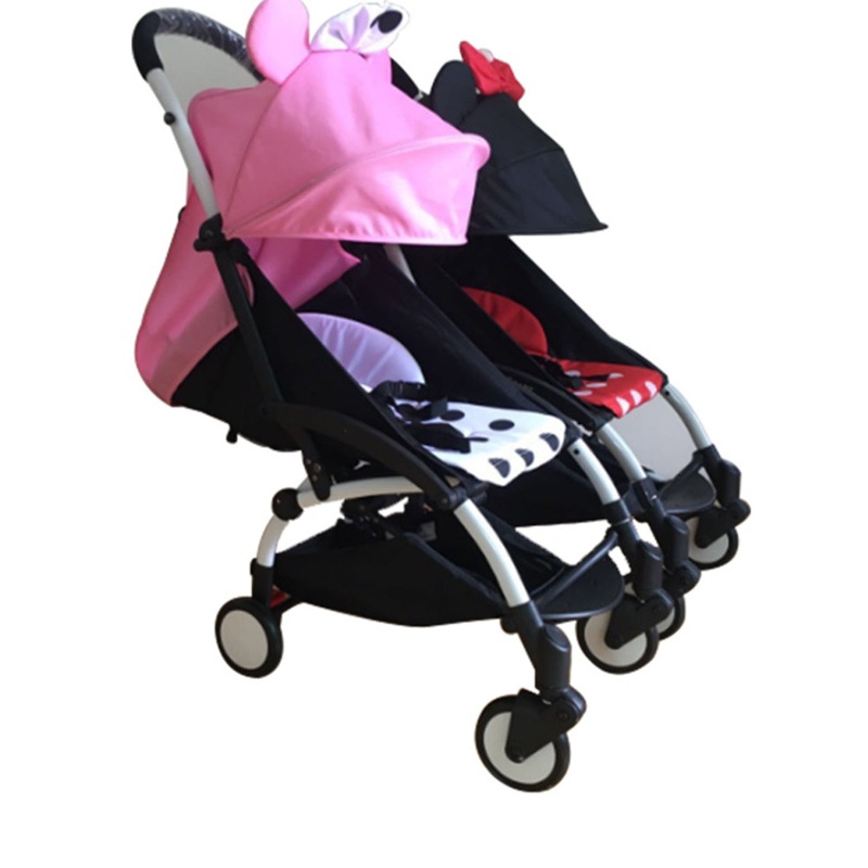 Mary 3pcs Strap Konektor Stroller Bayi Twin Universal Adjustable
