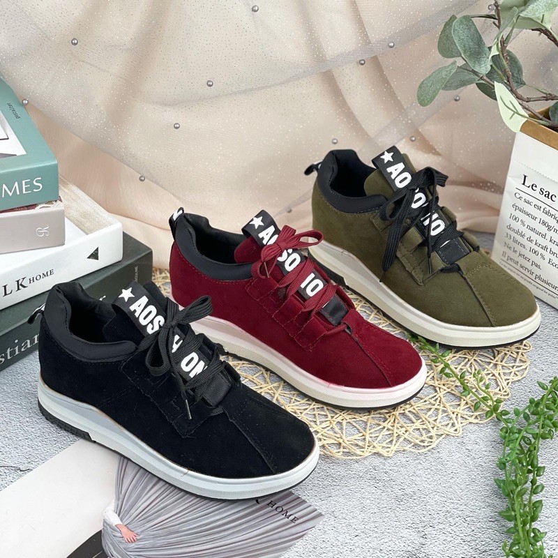 Sneakers r668 sepatu wanita import