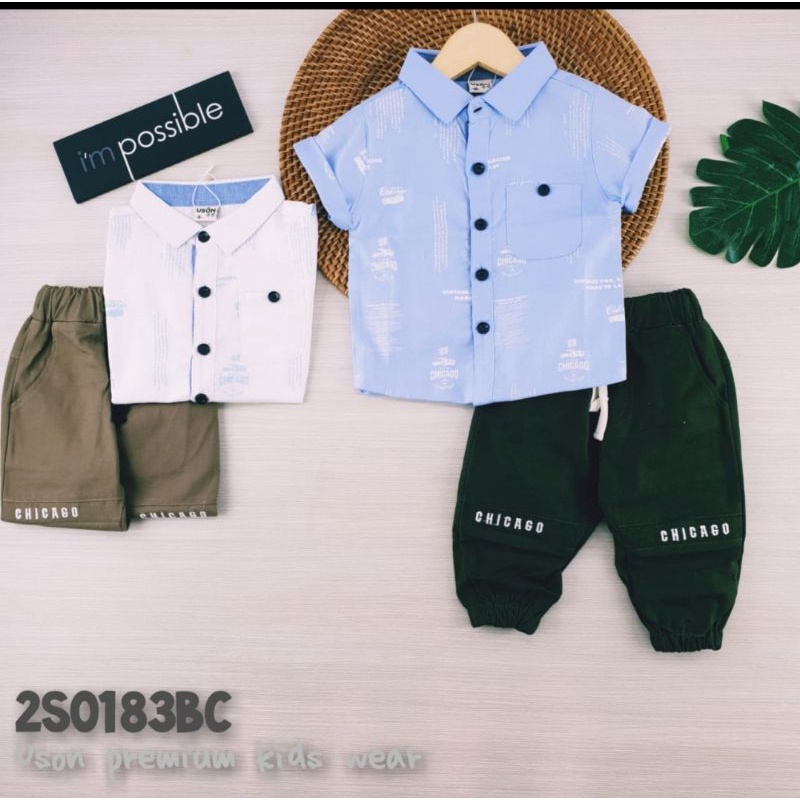 Stelan anak laki-laki Uson import premium