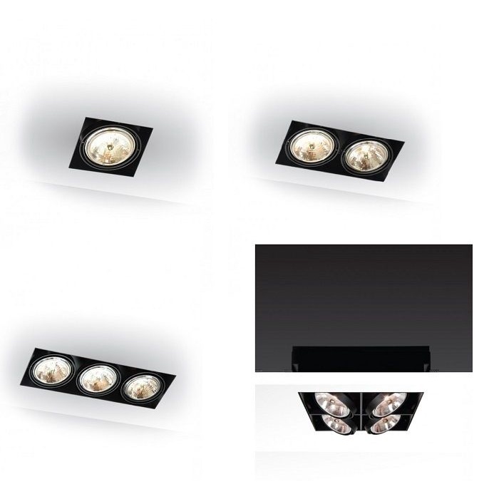 Lampu Sorot Lampu Halospot Grill Light Lampu Spotlight LED 10W 1Mata/2Mata/3Mata Lampu Sorot Downlight