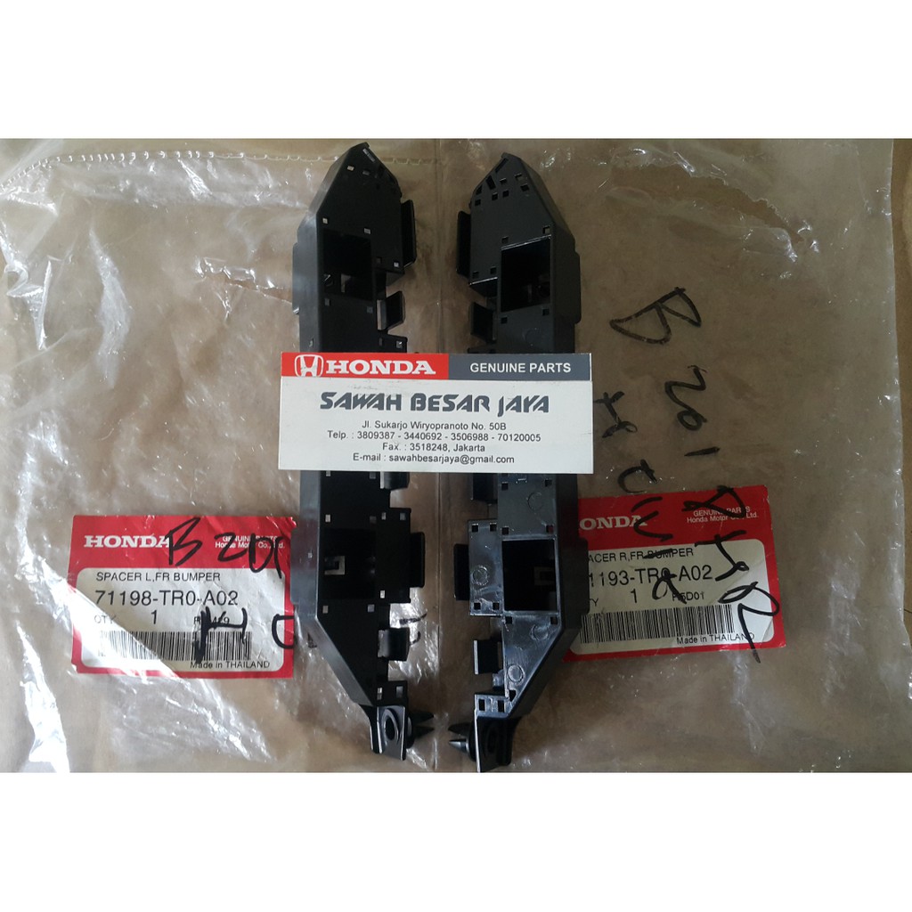 bracket / breket bumper depan civic FB