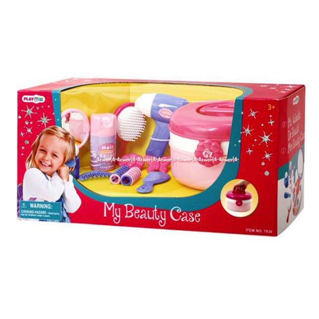 Play Go Beauty Case Kotak Box Make Up Mainan Anak Merias Wajah