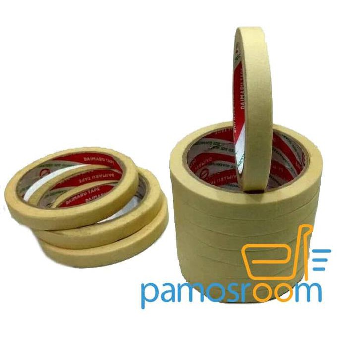 

Siap Kirim Masking Tape 12Mm X 21M Daimaru / Lem Kertas 1/2Inch Daimaru Ayo Beli