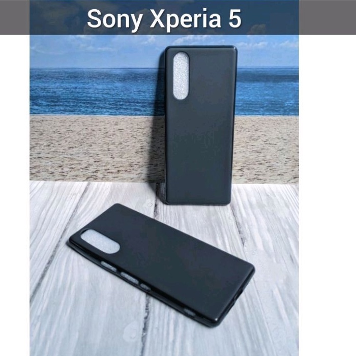 Soft Case Sony Xperia 5 Black mate  J8210 J8270 J9210 SOV41